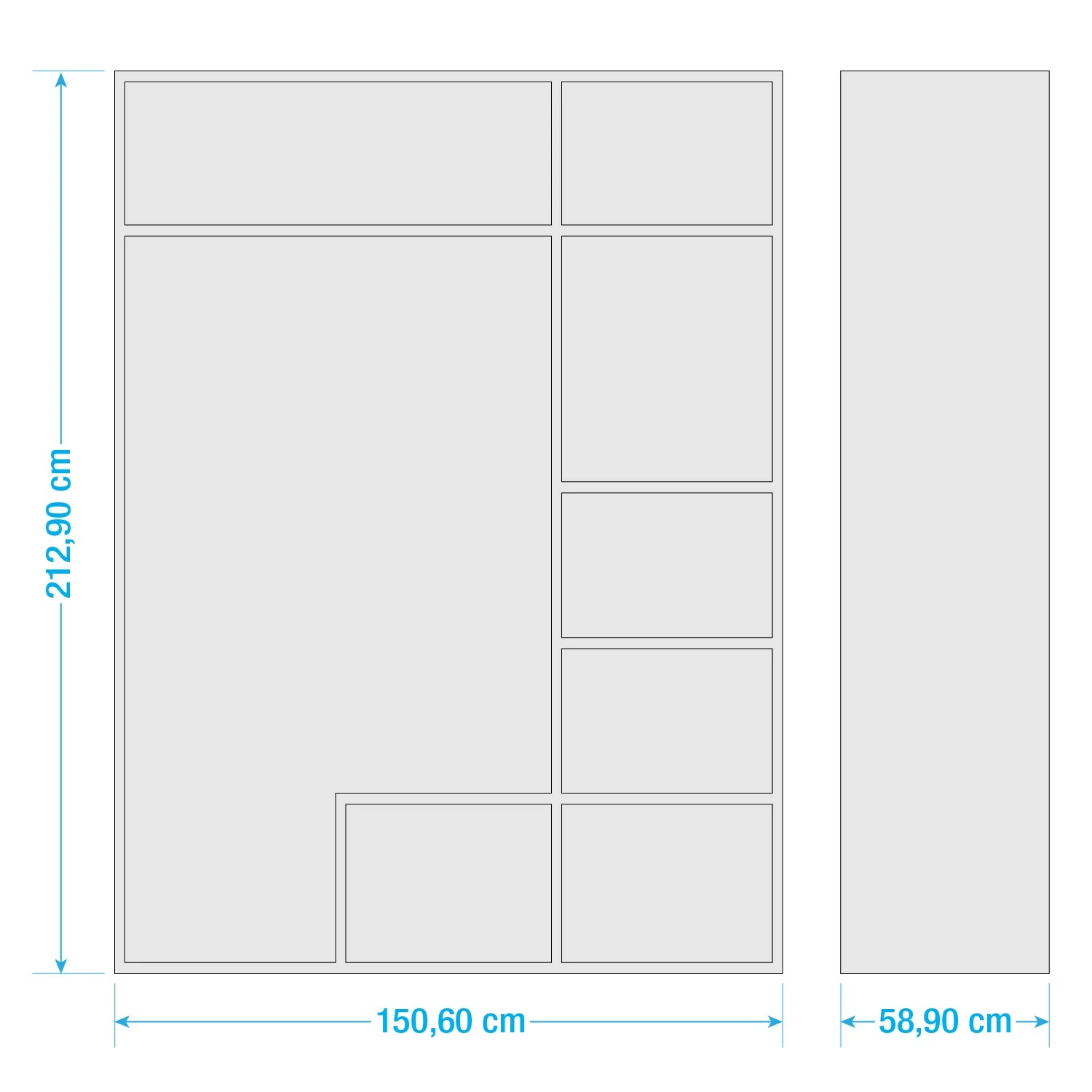 Loftscape Armoire Longfort I Largeur 151 Cm 7 Loftscape Armoire Longfort I Largeur 151 Cm – Image 5