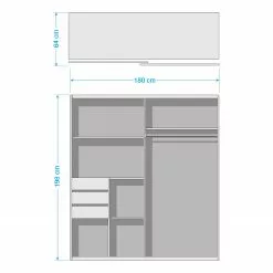 Wimex Armoire X73764 Coulissante Oldenburg -Armoires Soldes 1000313213 220107 08170200700 SKETCH DETAILS P000000001000313213 sketch