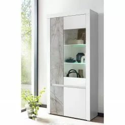 Vitrine Stonda Ii Loftscape Blanc 12 Vitrine Stonda Ii Loftscape Blanc -Armoires Soldes 1000314584 211209 12531700154 MOOD DETAILS P000000001000314584 mood