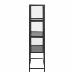 Coogee Vitrine Chêne Hauteur 150 Cm Imitation Living Brun Noir Red Noir -Armoires Soldes 1000315209 211214 11594300238 DETAILS P000000001000315209