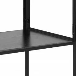 Coogee Vitrine Chêne Hauteur 150 Cm Imitation Living Brun Noir Red Noir -Armoires Soldes 1000315209 211214 11594300282 DETAILS P000000001000315209