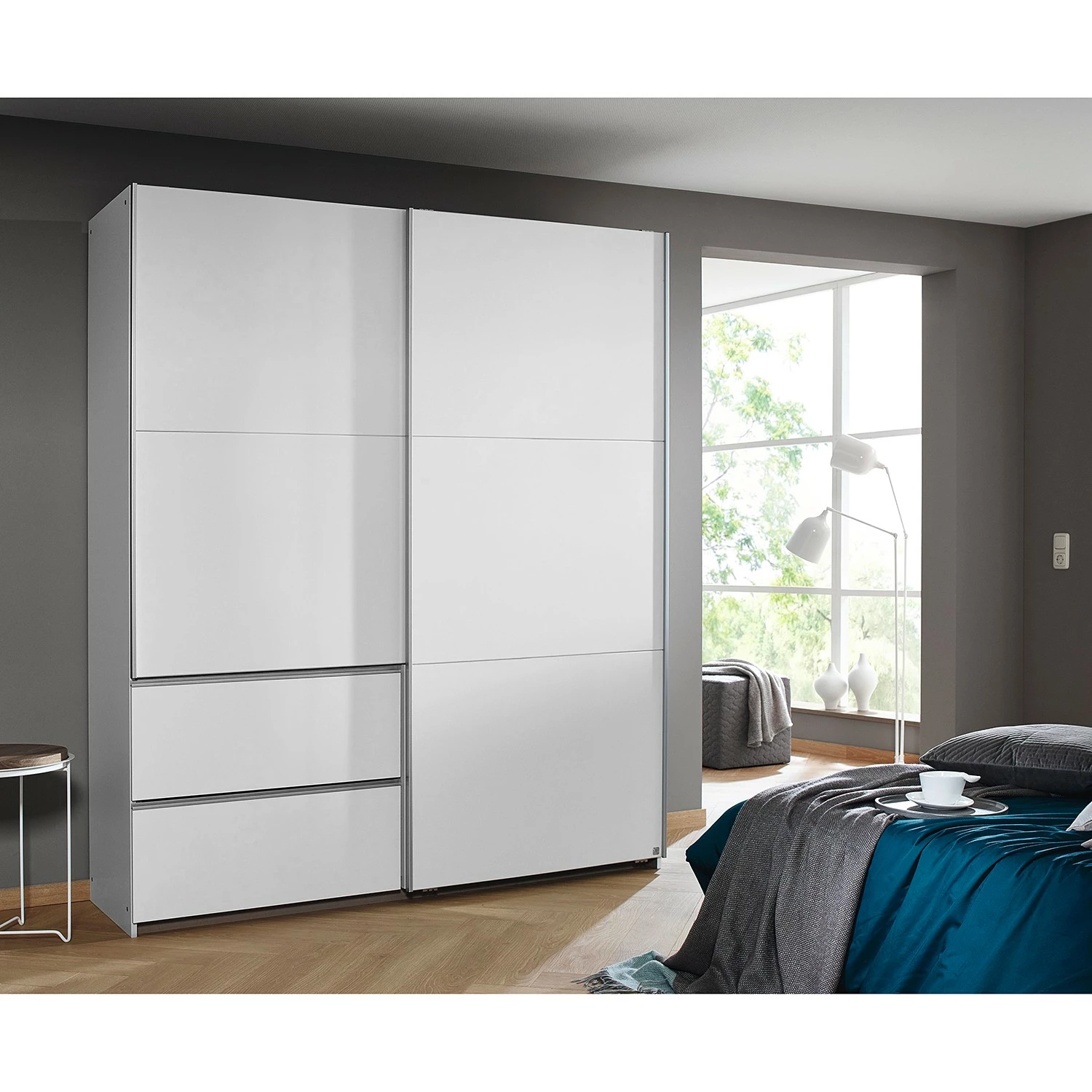 Armoire Sevilla I 175 Cm Alpin Blanc Rauch Blue 4 Armoire Sevilla I 175 Cm Alpin Blanc Rauch Blue – Image 2