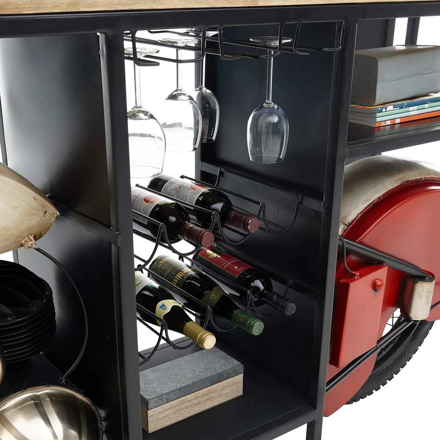 Buzzwire Living Bar Rouge Blanc, Red Noir 6 Buzzwire Living Bar Rouge Blanc, Red Noir – Image 4