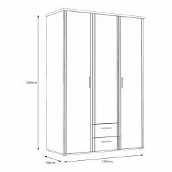 Chêne De Sonoma Armoire Imitation Loftscape -Armoires Soldes 1000324831 220117 082151000528 SKETCH DETAILS P000000001000324831 sketch
