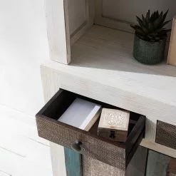 Wolf-Möbel Vaisselier Manguier Goa Vintage White Blanc -Armoires Soldes 1000326948 220621 037 DETAILS P000000001000326948