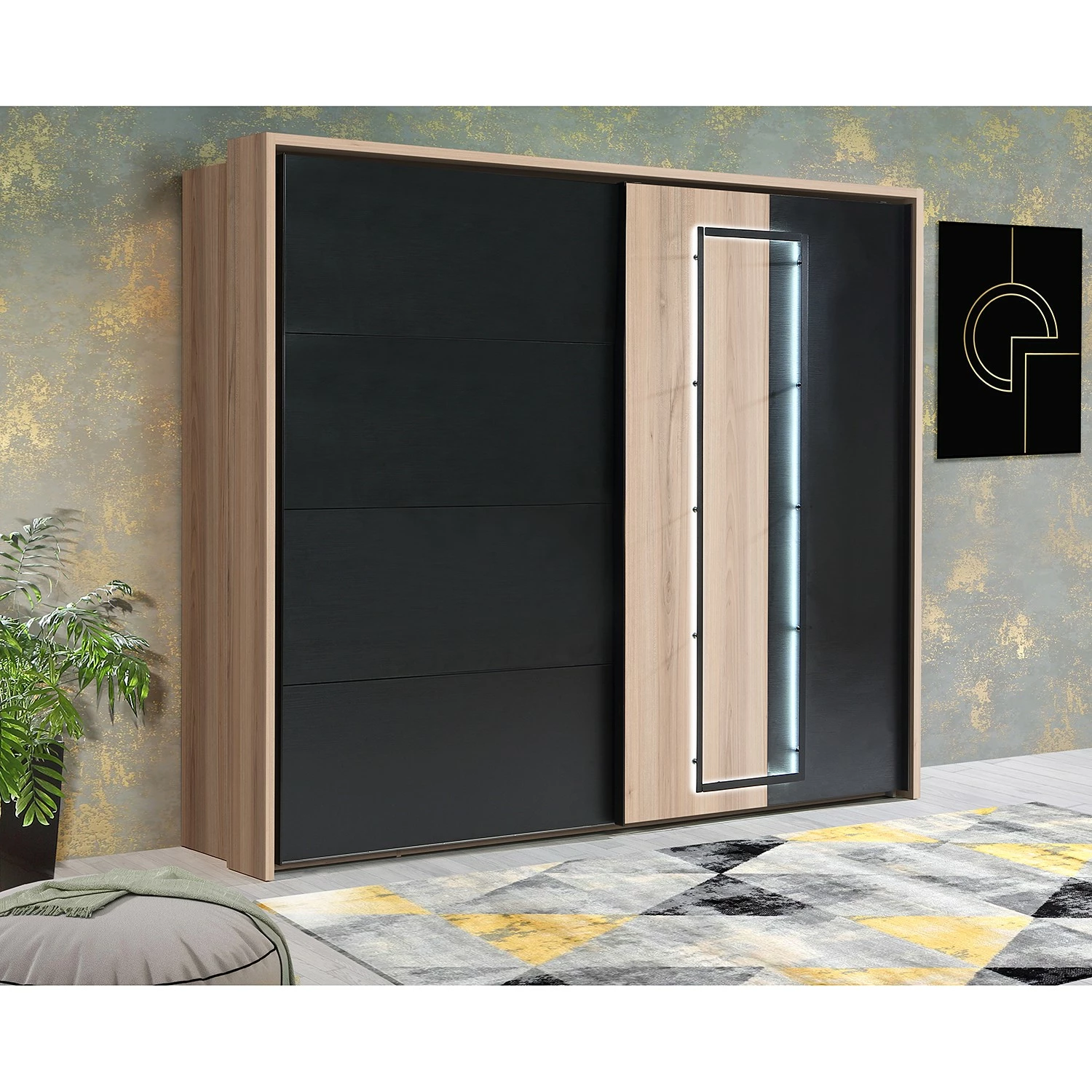 Morten Loftscape Armoire 4 Morten Loftscape Armoire â Image 2