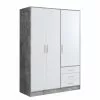 Armoire Béton 145 Cm Loftscape Mindelberg Imitation Blanc -Armoires Soldes 1000335813 220223 010 IMAGE P000000001000335813