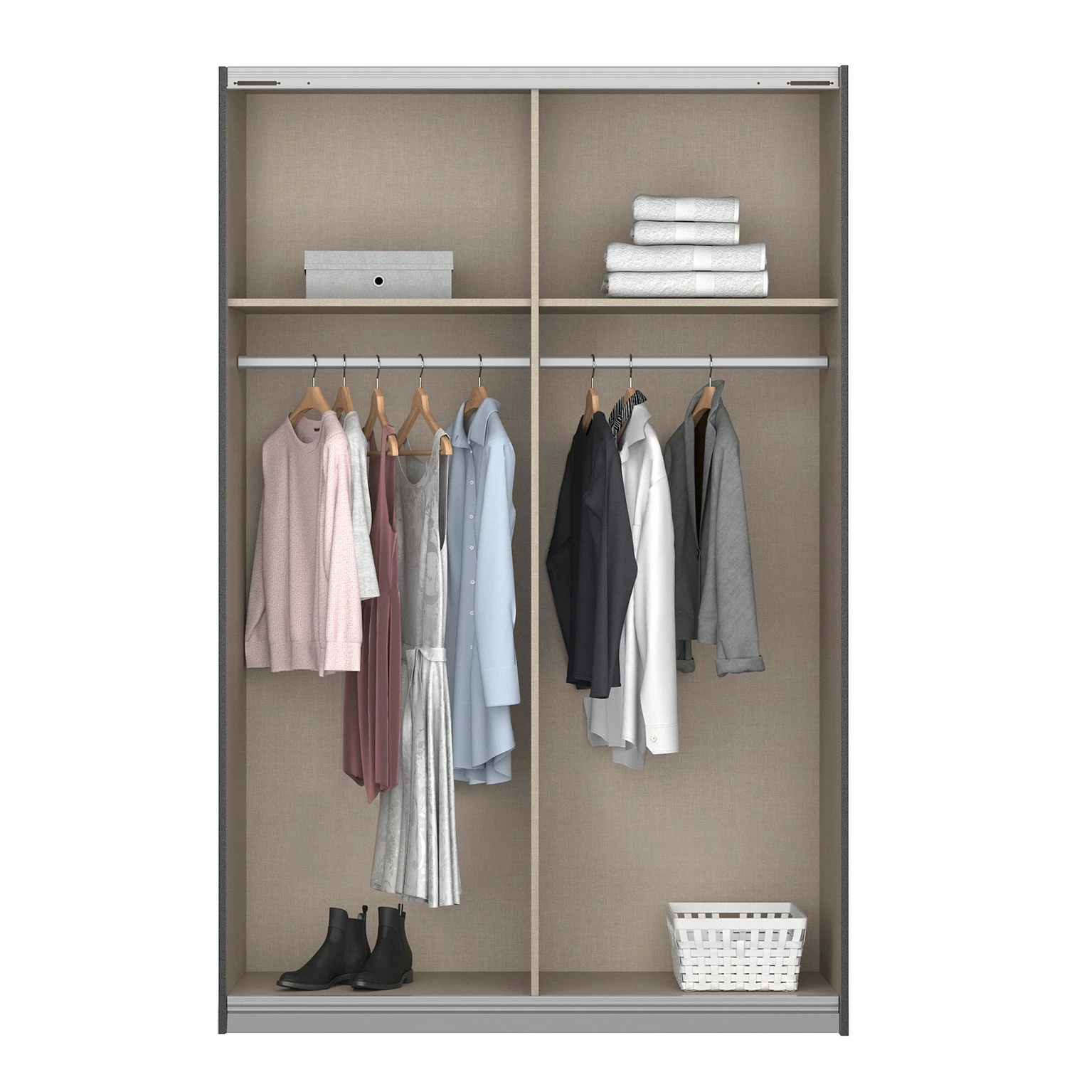 Armoire Imitation Chêne 135 Cm Artisan Rauch Orange 6 Armoire Imitation Chêne 135 Cm Artisan Rauch Orange – Image 4