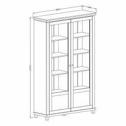 Ridgevalley Vitrine -Armoires Soldes 1000339983 220317 500 SKETCH DETAILS P000000001000339983 sketch