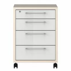 Maja Caisson Möbel Imitiation Chêne Homebase Brillant Blanc -Armoires Soldes 1000341986 220325 030 DETAILS P000000001000341986