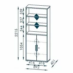 Maja Möbel Armoire Ii Riviera Homebase Imitation 9 Maja Möbel Armoire Ii Riviera Homebase Imitation -Armoires Soldes 1000342020 220325 500 SKETCH DETAILS P000000001000342020 sketch