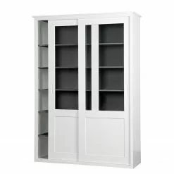 Ridgevalley Pin Armoire Massif Blanc Gri