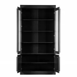 Pin Vitrine Living Massif Noir Shady Red -Armoires Soldes 1000342119 220401 030 DETAILS P000000001000342119