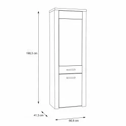 Vitrine Imitation Loftscape Parksville Sonoma 20 Vitrine Imitation Loftscape Parksville Sonoma -Armoires Soldes 1000342475 220404 500 SKETCH DETAILS P000000001000342475 sketch