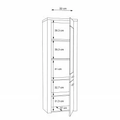 Vitrine Imitation Loftscape Parksville Sonoma 21 Vitrine Imitation Loftscape Parksville Sonoma -Armoires Soldes 1000342475 220404 501 SKETCH DETAILS P000000001000342475 sketch