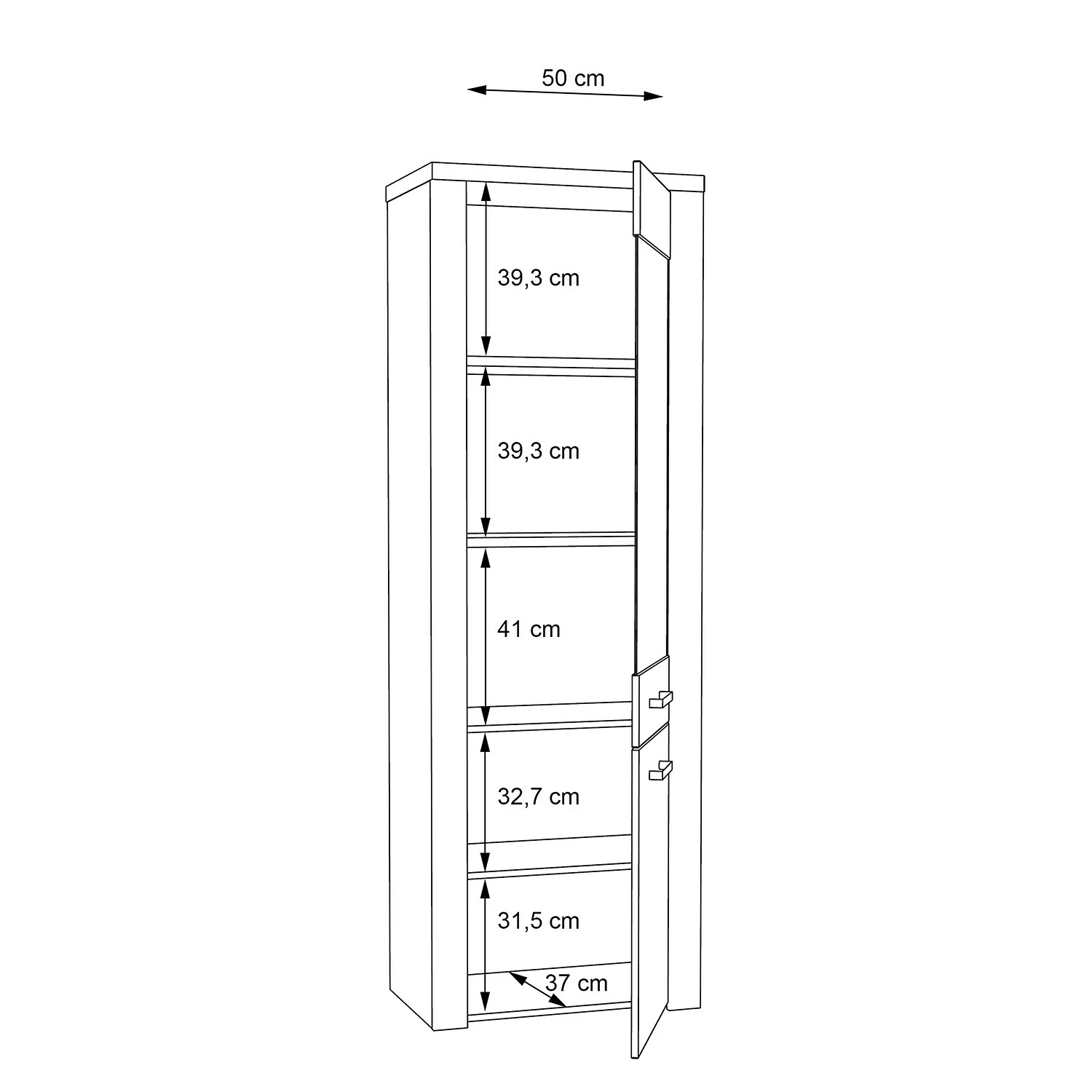 Vitrine Imitation Loftscape Parksville Sonoma 12 Vitrine Imitation Loftscape Parksville Sonoma – Image 10