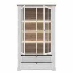 Ridgevalley Vitrine Sandvik - Éclairage inclus Imitation chêne blanc / Imitation chêne Nelson 12 Ridgevalley Vitrine Sandvik - Éclairage inclus Imitation chêne blanc / Imitation chêne Nelson -Armoires Soldes 1000342502 220331 035 DETAILS P000000001000342502