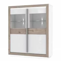 Nelson Wilander Vitrine Brillant Imitation Loftscape Blanc