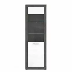 Vitrine Béton Imitation Loftscape Brillant Blanc -Armoires Soldes 1000344669 220414 030 DETAILS P000000001000344669