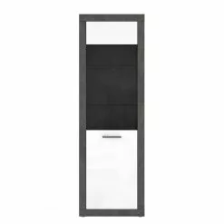 Vitrine Béton Imitation Loftscape Brillant Blanc -Armoires Soldes 1000344669 220414 035 DETAILS P000000001000344669