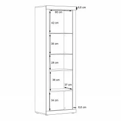 Vitrine Béton Imitation Loftscape Brillant Blanc -Armoires Soldes 1000344669 220414 501 SKETCH DETAILS P000000001000344669 sketch