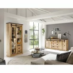 Ridgevalley Vitrine Chêne Shutter Imitation -Armoires Soldes 1000348691 220505 022 MOOD DETAILS P000000001000348691 mood