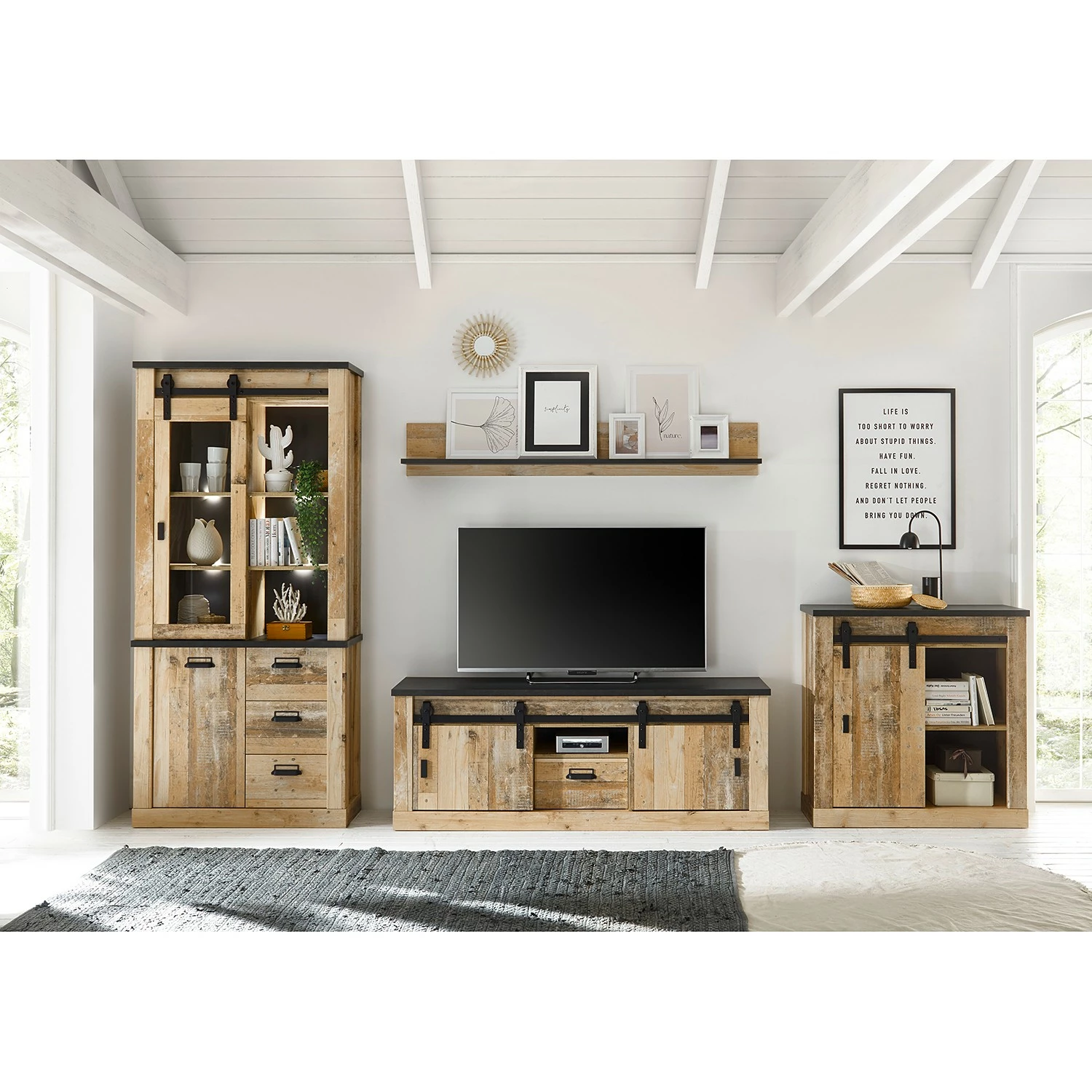 Ridgevalley Vaisselier Chêne Shutter I Imitation 6 Ridgevalley Vaisselier Chêne Shutter I Imitation – Image 4