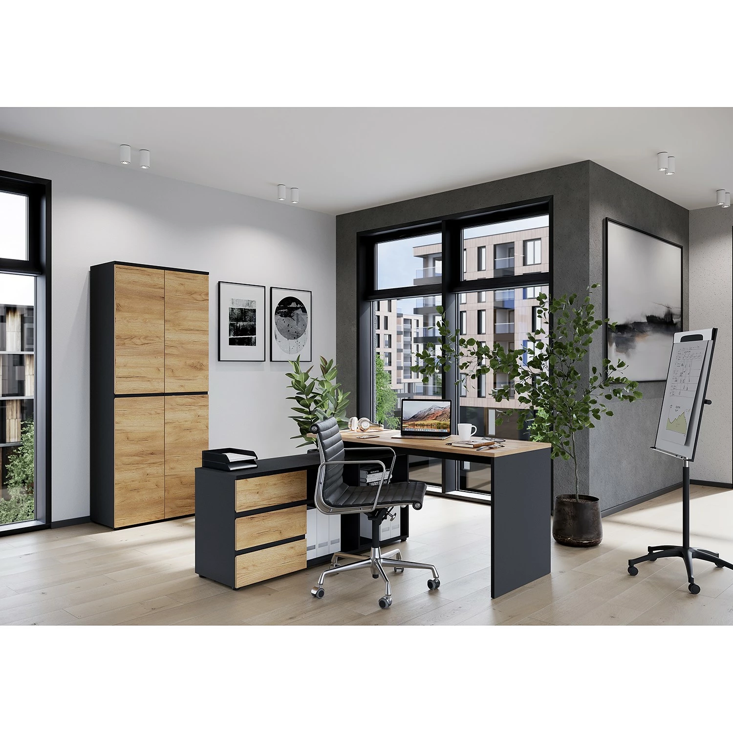 Germania Armoire Graphite Imitation 4 Germania Armoire Graphite Imitation â Image 2