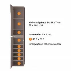 Trendteam Armoire Mirror 37 Cm Blanc -Armoires Soldes 1000356502 220621 500 SKETCH DETAILS P000000001000356502 sketch