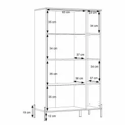 Mat Armoire Brillant Loftscape Blanc -Armoires Soldes 1000356716 220603 501 SKETCH DETAILS P000000001000356716 sketch