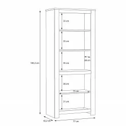Vitrine Loftscape Imitation Chêne -Armoires Soldes 1000356717 220603 501 SKETCH DETAILS P000000001000356717 sketch