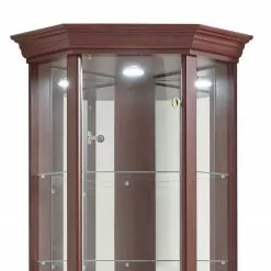 Mahagoni Ridgevalley Loroux Vitrine Éclairage Inclu Imitation -Armoires Soldes 1000357372 220609 030 DETAILS P000000001000357372