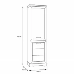 Ridgevalley Vitrine Pin Imitation New 18 Ridgevalley Vitrine Pin Imitation New -Armoires Soldes 1000357999 220616 500 SKETCH DETAILS P000000001000357999 sketch