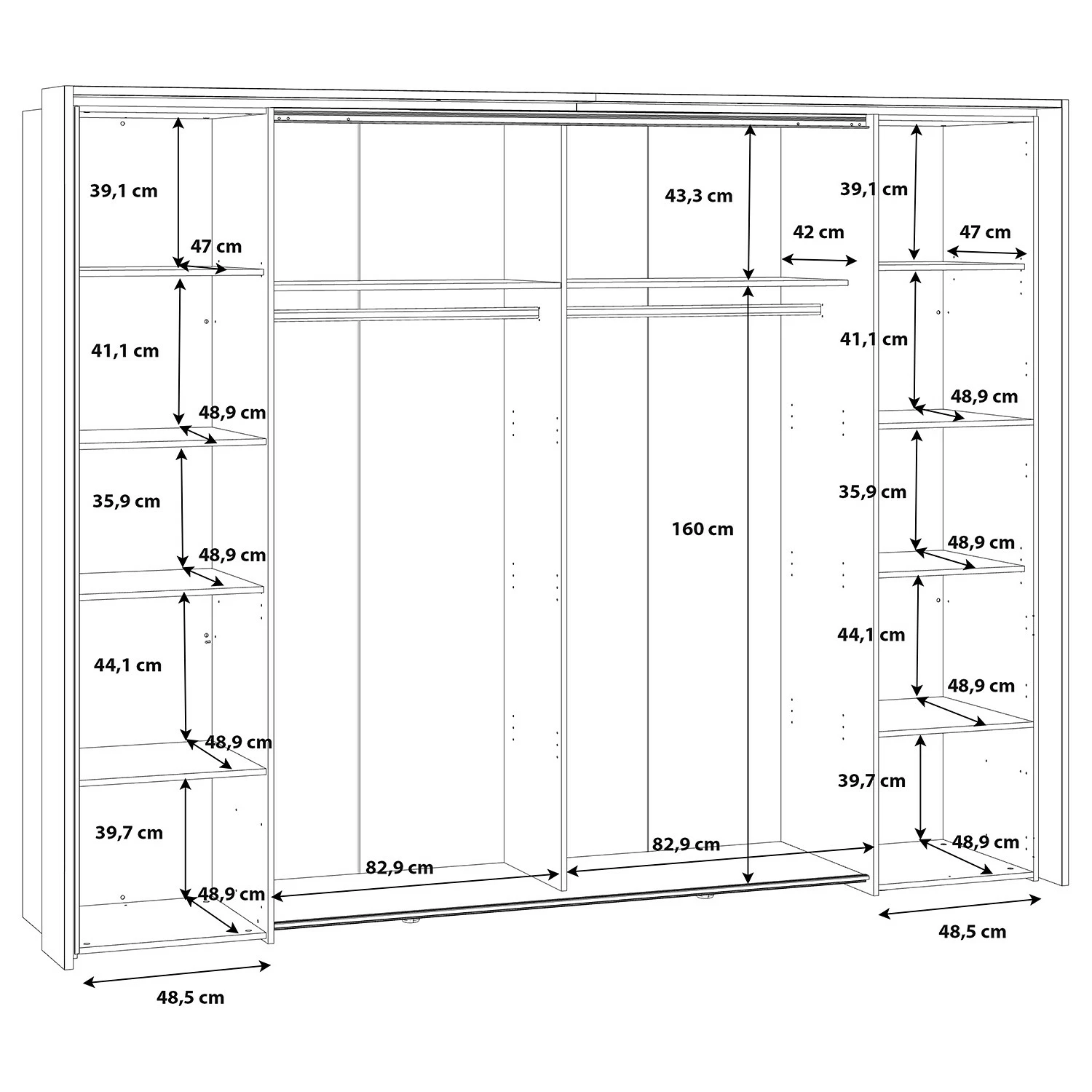 Huy Imitation Pin Des Alpe Armoire Loftscape Noir 14 Huy Imitation Pin Des Alpe Armoire Loftscape Noir – Image 12