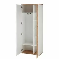 Maison Belfort Nizao Armoire Ii Chêne Artisan Imitation Blanc -Armoires Soldes 1000363598 220713 040 DETAILS P000000001000363598