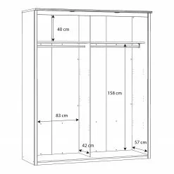 Loftscape Armoire Chêne Imitation Almelo Clair -Armoires Soldes 1000363821 220803 501 SKETCH DETAILS P000000001000363821 sketch
