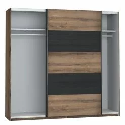 Imitation Chêne Armoire Buren Loftscape Imitation Chêne Rustique Noir -Armoires Soldes 1000363824 220803 030 DETAILS P000000001000363824