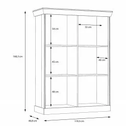 Boolamore Ridgevalley Vitrine Chêne I Imitation -Armoires Soldes 1000364897 220722 501 SKETCH DETAILS P000000001000364897 sketch