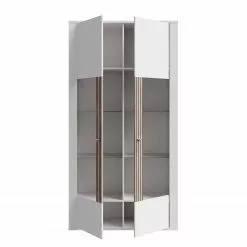 Millquarter Vitrine Ii Imitation Loftscape Blanc Chêne Clair -Armoires Soldes 1000364906 220722 032 DETAILS P000000001000364906