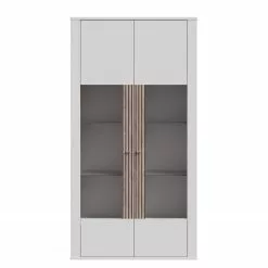 Millquarter Vitrine Ii Imitation Loftscape Blanc Chêne Clair -Armoires Soldes 1000364906 220722 034 DETAILS P000000001000364906