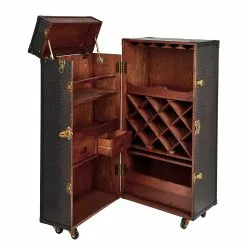 Hemingway Butler Armoire Polyuréthane Marron
