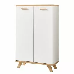 Germania Neston Mat Armoire I Chêne Massif Imitation Sanremo Blanc