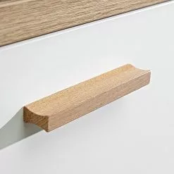 Neston Germania Armoire Mat Ii Chêne Massif Imitation Sanremo Blanc -Armoires Soldes aktenschrank neston ii eiche sanremo dekor weiss 1080214