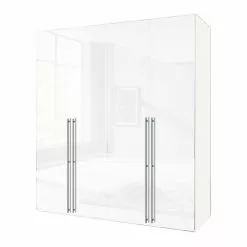 Möbel Armoire Brooklyn Xii 216 Cm Hauteur Largeur 200 Cm Polaire Expres Blanc