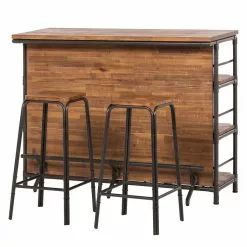 Ars Manufacti Bar Atelier Anthracite Acacia Métal