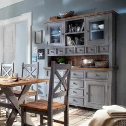 Maison Belfort Gri 22 Maison Belfort Gri -Armoires Soldes buffetschrank balignton kiefer massiv grau 4105528