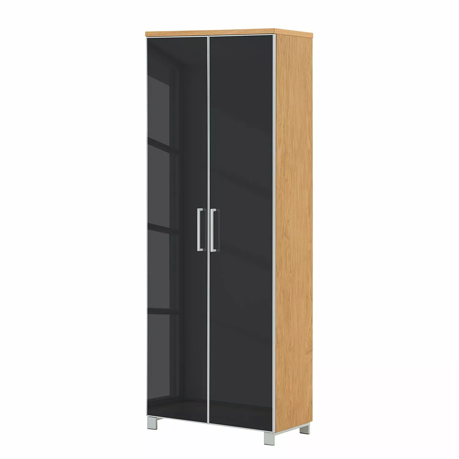 Vos Chêne Armoire Alavere I Anthracite Blanc 3 Vos Chêne Armoire Alavere I Anthracite Blanc