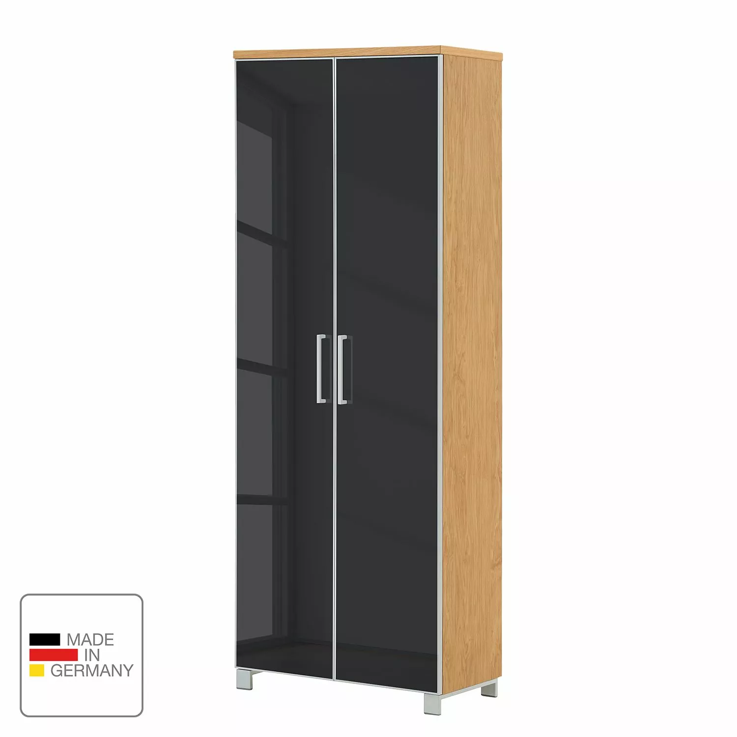 Vos Chêne Armoire Alavere I Anthracite Blanc 4 Vos Chêne Armoire Alavere I Anthracite Blanc – Image 2
