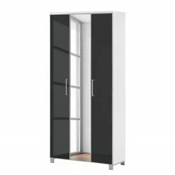Vos Armoire Alavere Ii Anthracite Blanc