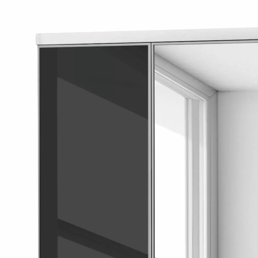 Vos Armoire Alavere Ii Anthracite Blanc 6 Vos Armoire Alavere Ii Anthracite Blanc – Image 4